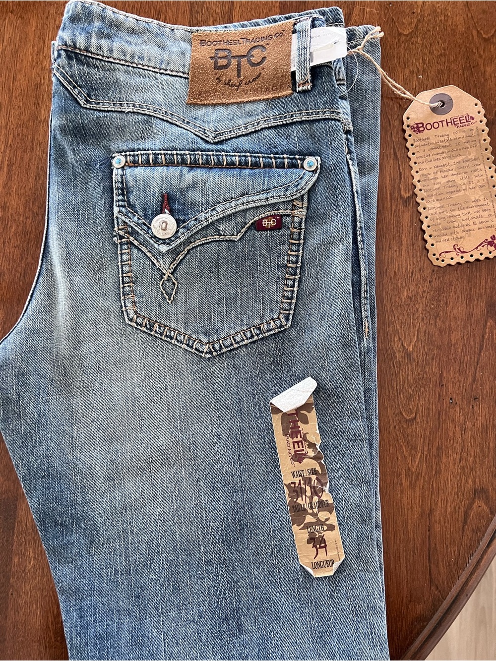 Bootheel Trading Co. by Sheryl Crow Light Wash Vintage Jeans - Blue